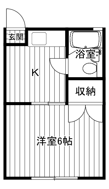賃AP下溝駅徒歩7分1DK・19平米・コーポチェリー 画像1 賃AP下溝駅徒歩7分1DK・19平米・コーポチェリー 画像1